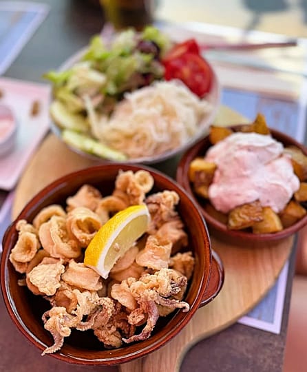 Fried calamari